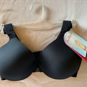 NWT Spanx Brallelujah Lightly Lined Front Closure Bra 36B Black